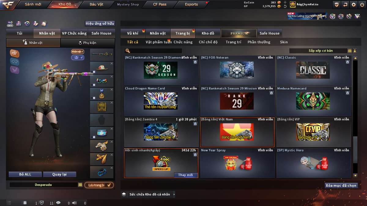 shop acc cf uy tin gia re